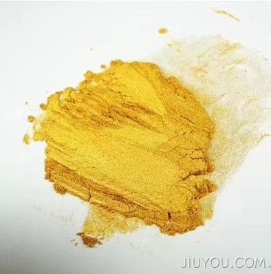 印刷用黄金色水性珠光颜料